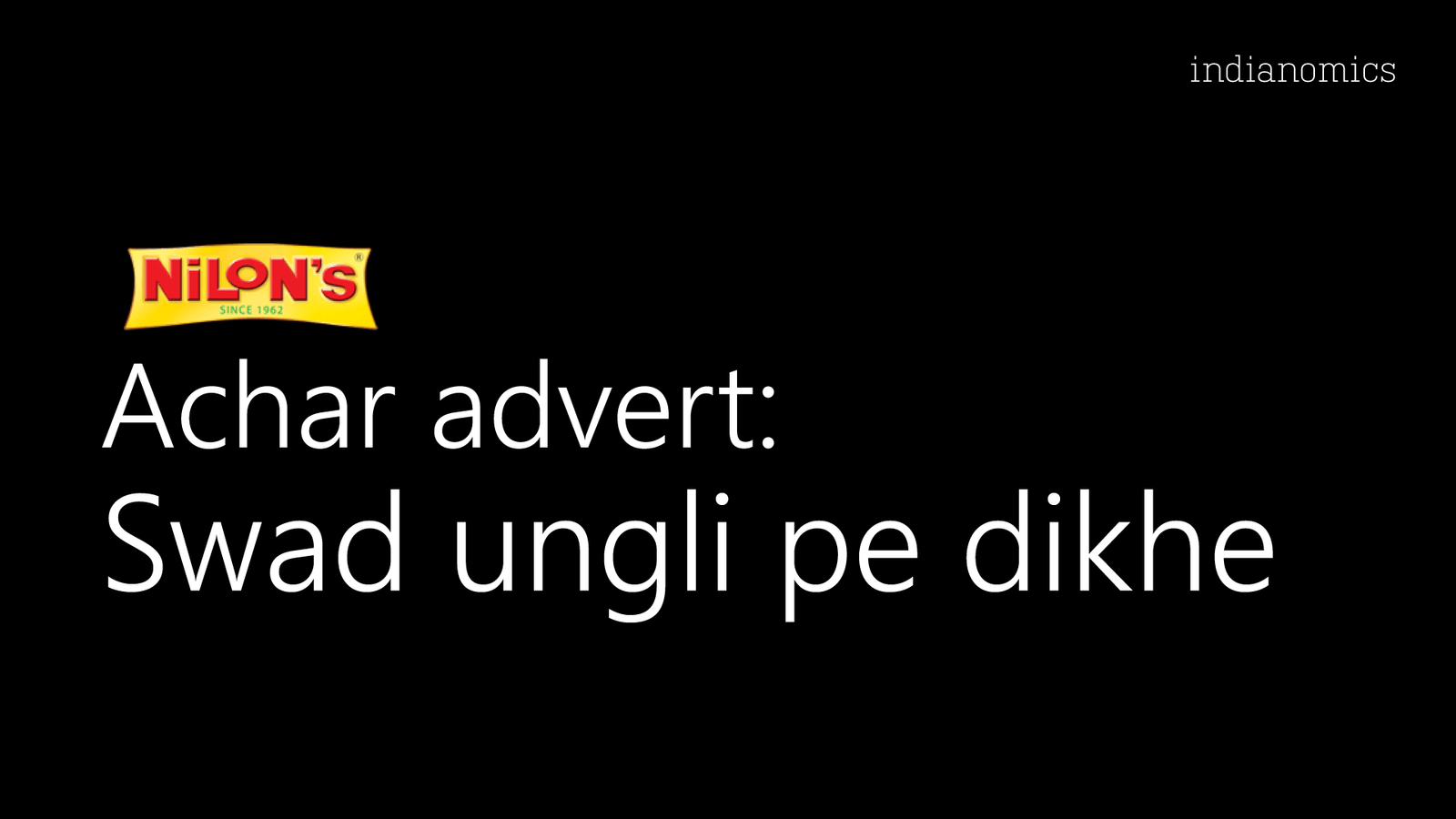 Nilon’s Pickle: Lambi Finger wala