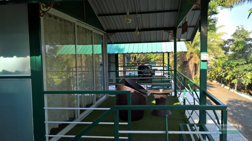 Room view outside, The Herb Farm, Igatpuri