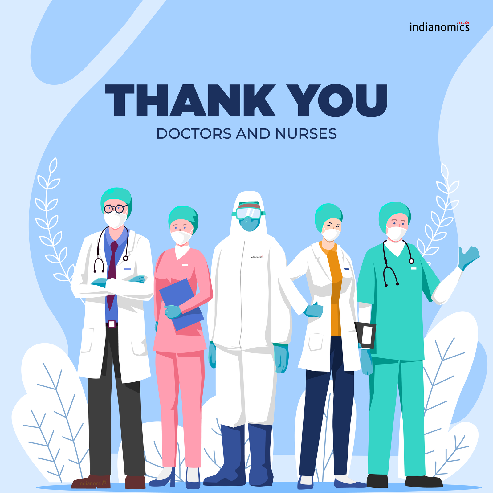 A word of Thanks to all the front line warriors, especially the doctors and nurses!